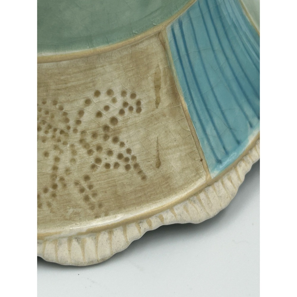 Yankee Candle shade "Patchwork" Dandelion Wildflower Country  Crackle Paint - Picture 7 of 11